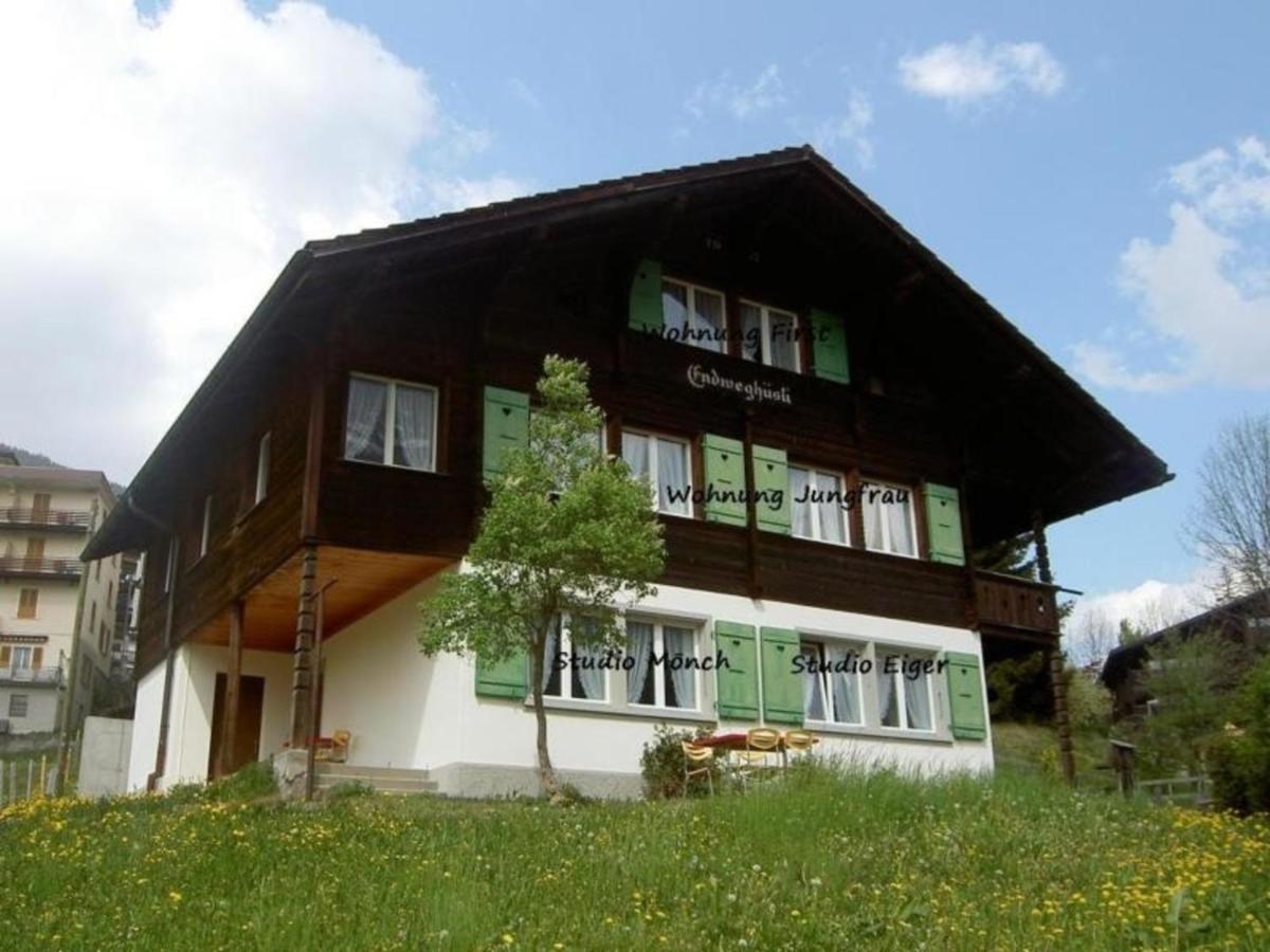 Ferienwohnung Studio "Eiger" Oder "Moench" Grindelwald Exterior foto